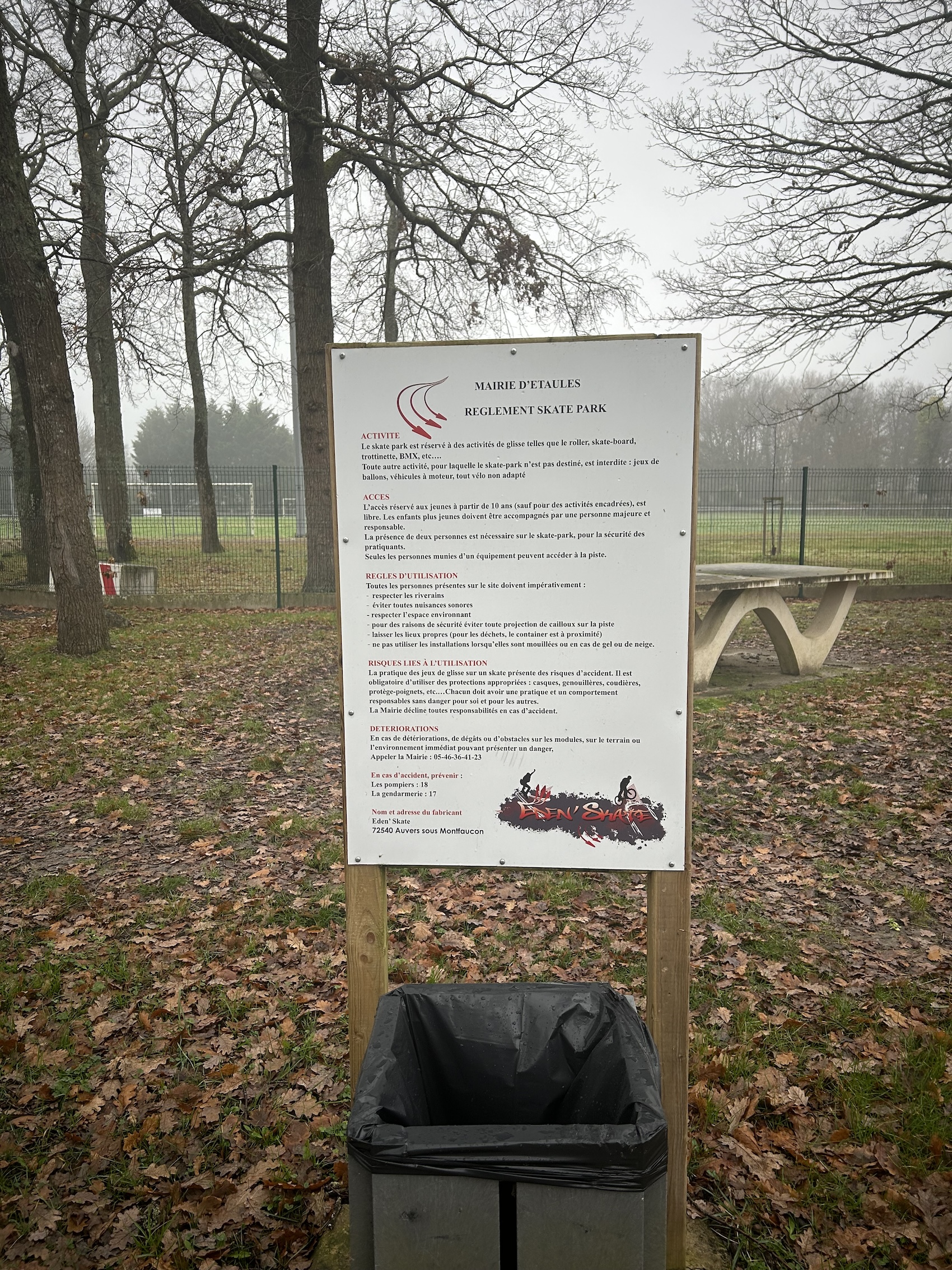 Étaules skatepark